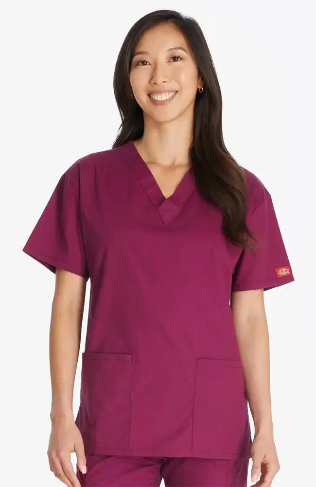 Dickies EDS Signature Women's V-Neck Scrub Top 86706 Simply Scrubs Australia